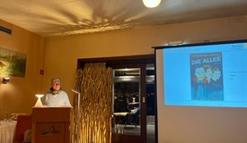 Christel Storm während der Büchervorstellung